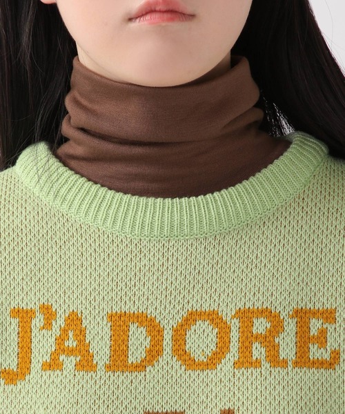 ROCKET x LUNCH(ロケットアンドランチ)の「ROCKET×LUNCH/R CAT JADORE プルオーバー 2237859(ニット/セーター・レディース・ブラック/ライトグリーン・SMALL)」の15枚目の写真