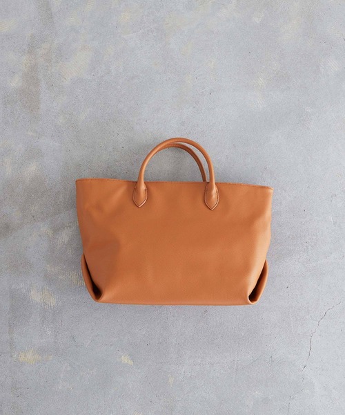 EFOLE（エフォル）の「【EFOLE】 ソフト シュリンク トートバッグ（トートバッグ・レディース・ブラック/キャメル/ベージュ・FREE）」の6枚目の写真