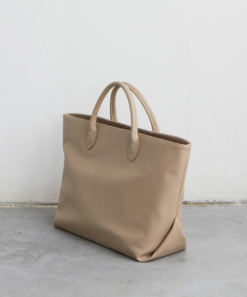 EFOLE（エフォル）の「【EFOLE】 ソフト シュリンク トートバッグ（トートバッグ・レディース・ブラック/キャメル/ベージュ・FREE）」の7枚目の写真