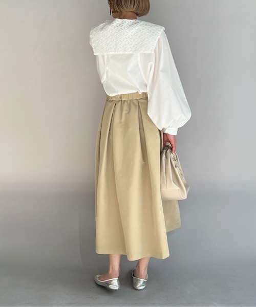 PICCIN（ピッチン）の「襟付きブラウス（シャツ/ブラウス・レディース・ブラック/オフホワイト・M/L）」の12枚目の写真