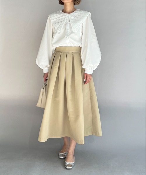 PICCIN（ピッチン）の「襟付きブラウス（シャツ/ブラウス・レディース・ブラック/オフホワイト・M/L）」の13枚目の写真