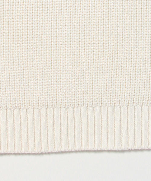 BEAMS LIGHTS Women's（ビームスライツ ウィメンズ）の「BEAMS LIGHTS / あぜ編プルオーバー（ニット/セーター・レディース・オフホワイト/ネイビー/その他1・FREE）」の8枚目の写真