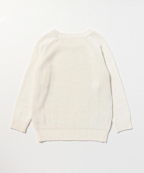 BEAMS LIGHTS Women's（ビームスライツ ウィメンズ）の「BEAMS LIGHTS / あぜ編プルオーバー（ニット/セーター・レディース・オフホワイト/ネイビー/その他1・FREE）」の7枚目の写真
