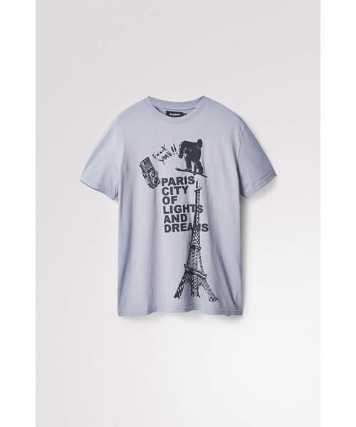 Desigual(デシグアル)の「メンズ Tシャツ半袖 BEREL(Tシャツ/カットソー・メンズ・ブルー・S/M/L/XL/XXL)」の5枚目の写真