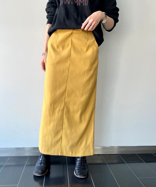Scrap Book（スクラップブック）の「【Scrap Book】タイトスカート（スカート・レディース・イエロー・FREE）」の4枚目の写真