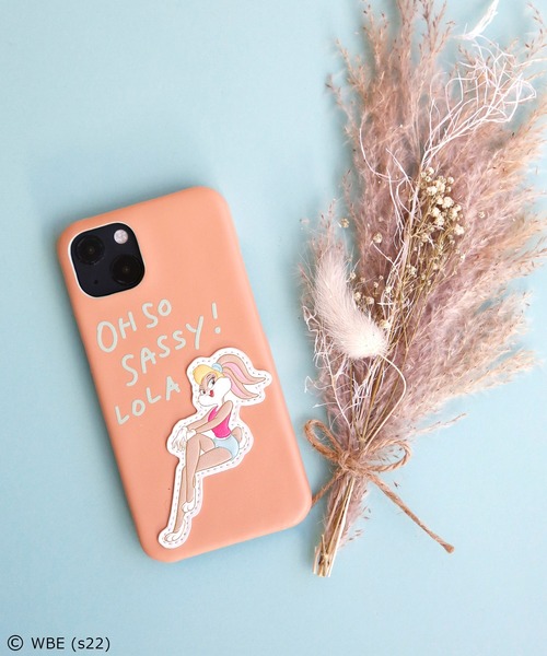 ACCOMMODE（アコモデ）の「ルーニー・テューンズ / バイカラーiPhoneケース 13対応（スマホケース/カバー・レディース・ミント/イエロー/グレー/ピンク・FREE）」の4枚目の写真