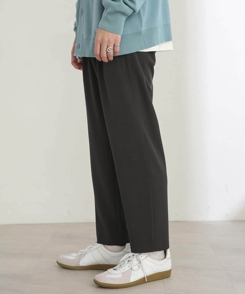 SENSE OF PLACE by URBAN RESEARCH（センスオブプレイスバイアーバンリサーチ）の「『セットアップ対応』 ダブルタックテーパードスラックス（スラックス・メンズ・チャコールグレー/ライトブルー/ブラック/ネイビー/ブルー/ライトベージュ/ライトカーキ・SMALL/MEDIUM/LARGE）」の21枚目の写真