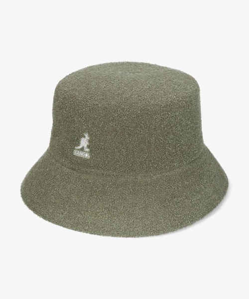 KANGOL（カンゴール）の「【入荷禁止】KANGOL Bermuda Bucket（ハット・メンズ・ホワイト/ダークネイビー/グリーン/ライトパープル/イエロー/オレンジ/レッド/ピンク/ネイビー/ブラック/ベージュ・MEDIUM/LARGE/X-LARGE）」の19枚目の写真