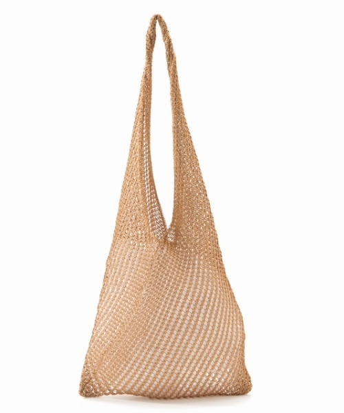 CONTROL FREAK（コントロールフリーク）の「CONTROL FREAK(コントロールフリーク)シャイニーニットバッグ（トートバッグ・レディース・ベージュ/シルバー・FREE）」の10枚目の写真