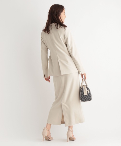 Andemiu（アンデミュウ）の「【セットアップ対応】リボンジャケット264686（テーラードジャケット・レディース・ネイビー/グリーン/アイボリー・FREE）」の7枚目の写真