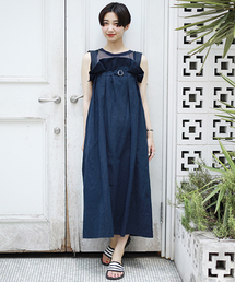 Ray BEAMS | 【 RBS / ベアフリル ロングワンピース】(ワンピース)