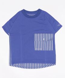 天竺ストライプポケットＴシャツ