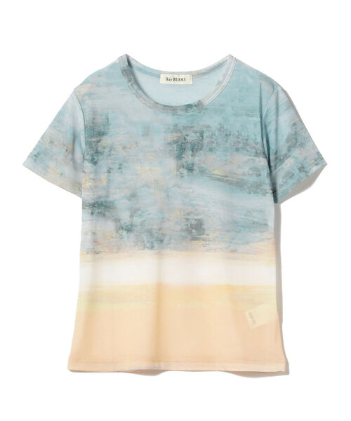 Ray BEAMS（レイビームス）の「Ray BEAMS / プリント ストレッチ Tシャツ（Tシャツ/カットソー・レディース・サックスブルー/ピンク・ONE SIZE）」の17枚目の写真