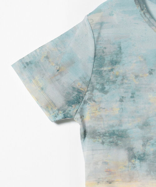 Ray BEAMS（レイビームス）の「Ray BEAMS / プリント ストレッチ Tシャツ（Tシャツ/カットソー・レディース・サックスブルー/ピンク・ONE SIZE）」の19枚目の写真