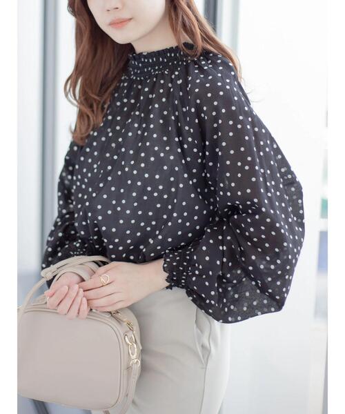 AMERICAN HOLIC(アメリカンホリック)の「ハイネックブラウス(シャツ/ブラウス・レディース・ドット/その他14・M/L)」の7枚目の写真