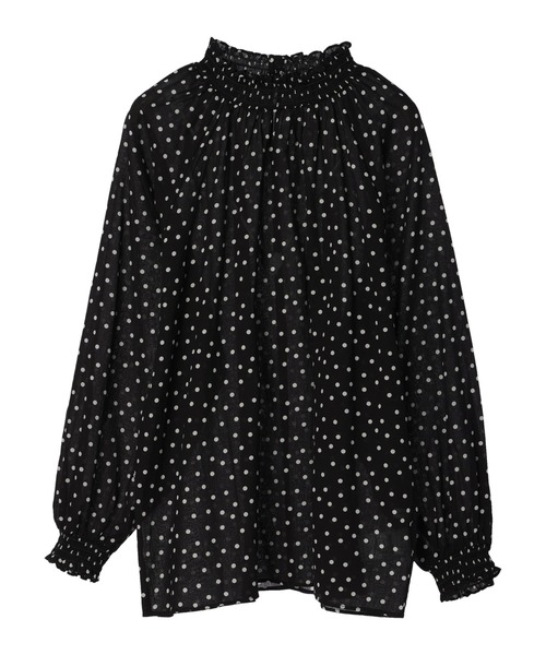 AMERICAN HOLIC(アメリカンホリック)の「ハイネックブラウス(シャツ/ブラウス・レディース・ドット/その他14・M/L)」の3枚目の写真