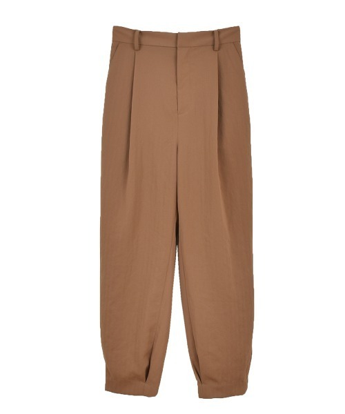 OUTERSUNSET(アウターサンセット)の「herringbone cargo pants(カーゴパンツ・レディース・ネイビー/キャメル・FREE)」の4枚目の写真