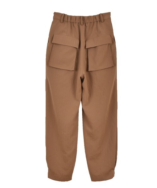 OUTERSUNSET(アウターサンセット)の「herringbone cargo pants(カーゴパンツ・レディース・ネイビー/キャメル・FREE)」の6枚目の写真