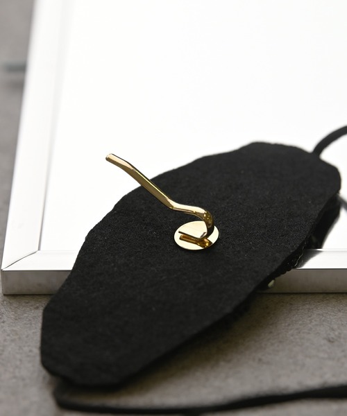 Monocoro toppi（モノコロトッピ）の「ビーズ刺繍 ポニーフック（その他ヘアアクセサリー・レディース・ブラック/アイボリー/ベージュ/ブラウン・フリー）」の18枚目の写真