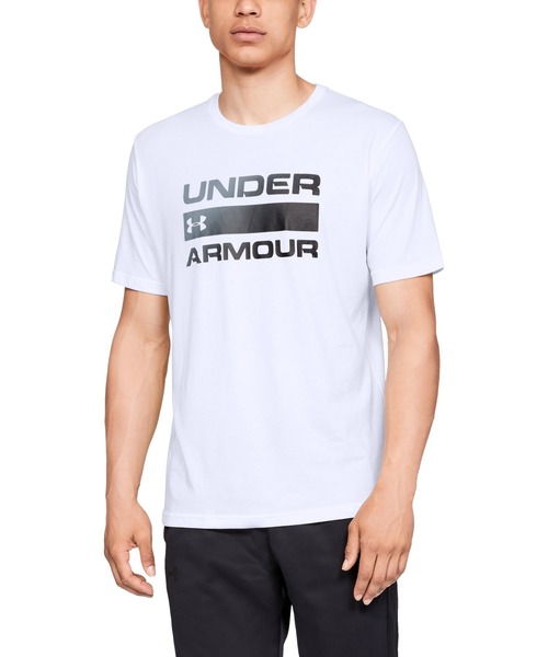 UNDER ARMOUR(アンダーアーマー)の「UAチーム イシュー ワードマーク ショートスリーブ(トレーニング/メンズ)(Tシャツ/カットソー・メンズ・ブラック/ホワイト/グレー・S/XL/M/XXL/L/3XL)」の1枚目の写真