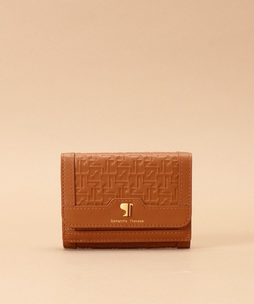 Samantha Thavasa（サマンサタバサ）の「Pomme d'espoir ポムディスポワール 型押しミニ財布（財布・レディース・ライトグレー/カーキ/ブラック/ピンクベージュ/ベージュ/ワインレッド/キャメル・FREE）」の5枚目の写真