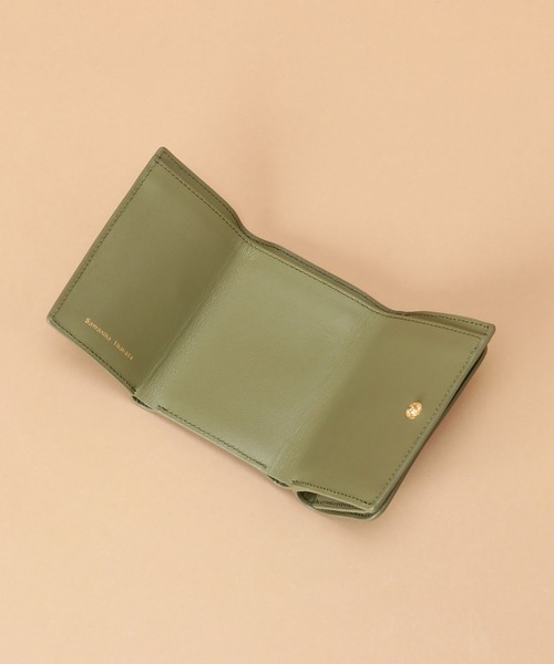 Samantha Thavasa（サマンサタバサ）の「Pomme d'espoir ポムディスポワール 型押しミニ財布（財布・レディース・ライトグレー/カーキ/ブラック/ピンクベージュ/ベージュ/ワインレッド/キャメル・FREE）」の13枚目の写真