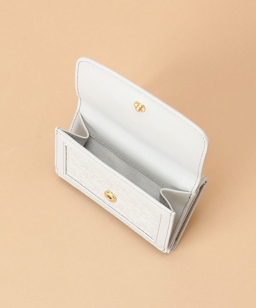 Samantha Thavasa（サマンサタバサ）の「Pomme d'espoir ポムディスポワール 型押しミニ財布（財布・レディース・ライトグレー/カーキ/ブラック/ピンクベージュ/ベージュ/ワインレッド/キャメル・FREE）」の21枚目の写真