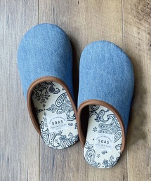 nofl（ノフル）の「SOAS:児島デニムバンダナルームシューズ（ルームシューズ/スリッパ）」