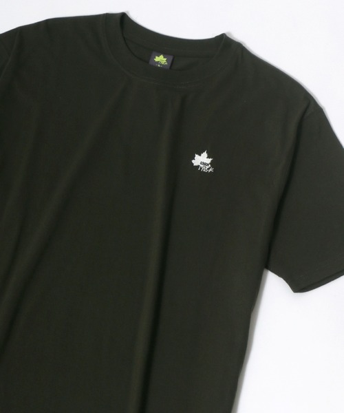 LOGOS(ロゴス)の「LOGOS/ロゴス DRY 吸水速乾 ワンポイントロゴ刺繍 無地Tシャツ 大きいサイズ(Tシャツ/カットソー・メンズ・ホワイト/ネイビー/アーミー/ワイン・2L/3L/4L/5L)」の2枚目の写真
