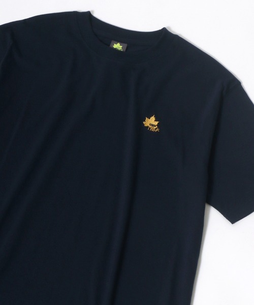 LOGOS(ロゴス)の「LOGOS/ロゴス DRY 吸水速乾 ワンポイントロゴ刺繍 無地Tシャツ 大きいサイズ(Tシャツ/カットソー・メンズ・ホワイト/ネイビー/アーミー/ワイン・2L/3L/4L/5L)」の3枚目の写真