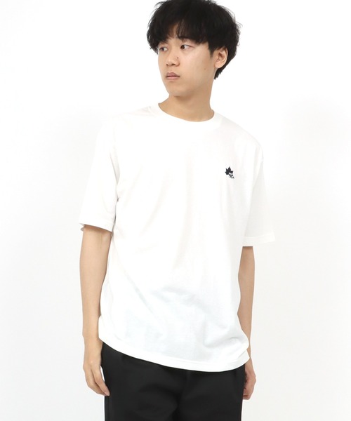 LOGOS(ロゴス)の「LOGOS/ロゴス DRY 吸水速乾 ワンポイントロゴ刺繍 無地Tシャツ 大きいサイズ(Tシャツ/カットソー・メンズ・ホワイト/ネイビー/アーミー/ワイン・2L/3L/4L/5L)」の11枚目の写真