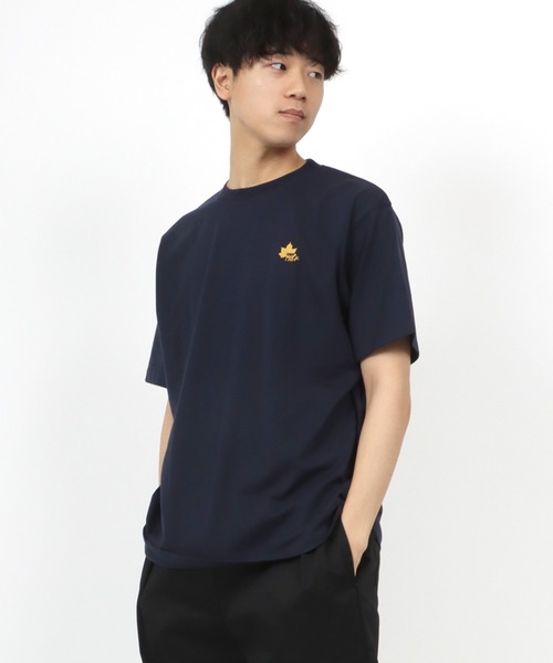 LOGOS(ロゴス)の「LOGOS/ロゴス DRY 吸水速乾 ワンポイントロゴ刺繍 無地Tシャツ 大きいサイズ(Tシャツ/カットソー・メンズ・ホワイト/ネイビー/アーミー/ワイン・2L/3L/4L/5L)」の13枚目の写真