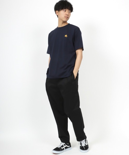 LOGOS(ロゴス)の「LOGOS/ロゴス DRY 吸水速乾 ワンポイントロゴ刺繍 無地Tシャツ 大きいサイズ(Tシャツ/カットソー・メンズ・ホワイト/ネイビー/アーミー/ワイン・2L/3L/4L/5L)」の22枚目の写真