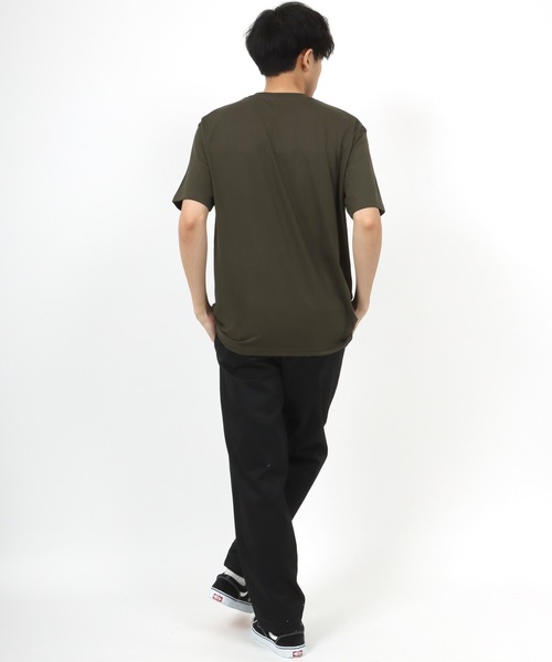 LOGOS(ロゴス)の「LOGOS/ロゴス DRY 吸水速乾 ワンポイントロゴ刺繍 無地Tシャツ 大きいサイズ(Tシャツ/カットソー・メンズ・ホワイト/ネイビー/アーミー/ワイン・2L/3L/4L/5L)」の21枚目の写真