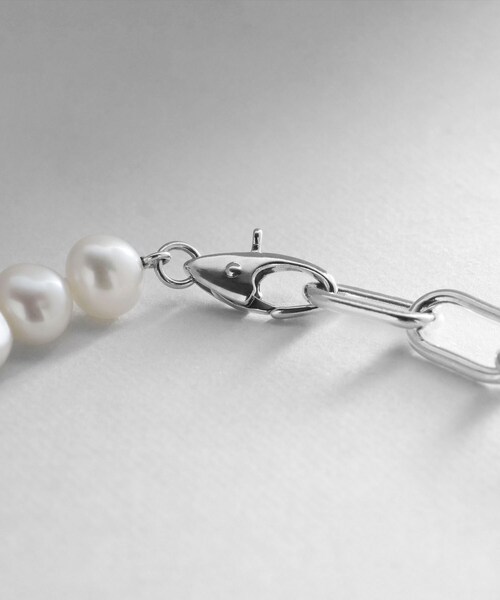 COCOSHNIK（ココシュニック）の「シルバー バロックパール ２Wayチェーンミックス ネックレス（ネックレス・レディース・シルバー系5・50）」の15枚目の写真