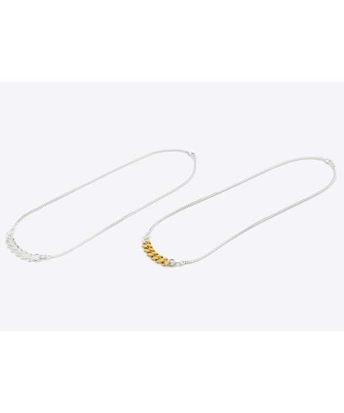 VICTIM（ヴィクティム）の「VICTIM ヴィクティム / CHAIN NECKLACE / VTM-22-A-014（ネックレス・メンズ・シルバー/ゴールド・FREE）」の3枚目の写真