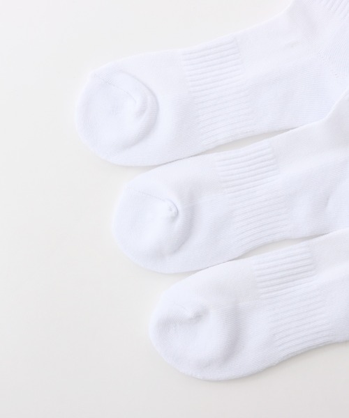 Champion(チャンピオン)の「【Champion/チャンピオン】メンズ レディース 【3足組】 クォーターレングスソックス【ハーフパイル】(ソックス/靴下・メンズ・ホワイト/シルバーグレー/ブラック・SMALL/MEDIUM/LARGE)」の6枚目の写真