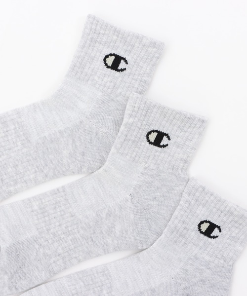 Champion(チャンピオン)の「【Champion/チャンピオン】メンズ レディース 【3足組】 クォーターレングスソックス【ハーフパイル】(ソックス/靴下・メンズ・ホワイト/シルバーグレー/ブラック・SMALL/MEDIUM/LARGE)」の12枚目の写真