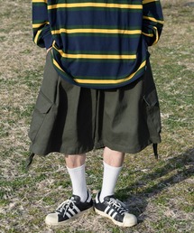 Perushu | ワイドカーゴハーフパンツ(その他パンツ)