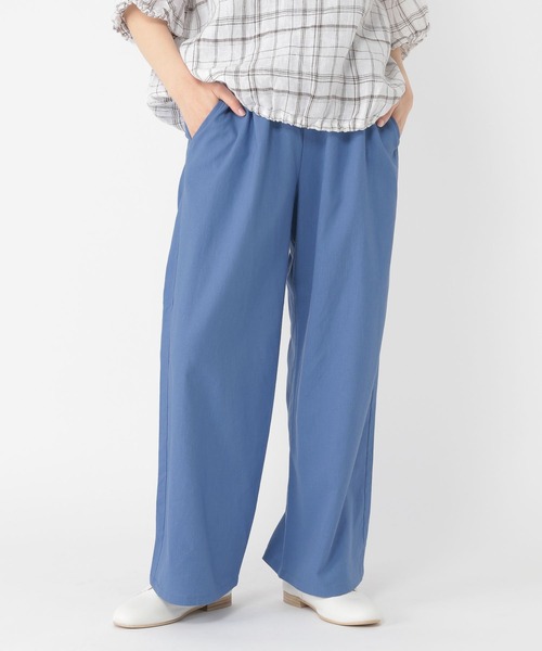 studio CLIP（スタディオクリップ）の「イージーカラーパンツ［プラスサイズあり］（その他パンツ・レディース・グリーン/ブルー/ブラック/ベージュ/キャメル・SMALL/LARGE/XX-LARGE/MEDIUM/XXX-LARGE/X-LARGE）」の6枚目の写真