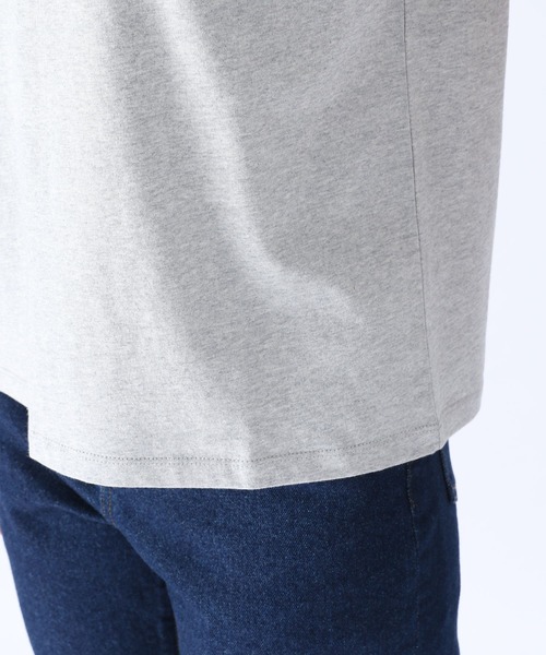 niko and...(ニコアンド)の「アソートロゴリンガーTシャツ(Tシャツ/カットソー・レディース・オフホワイト/ベージュ/サックスブルー/グレー/グリーン/チャコール・LARGE/MEDIUM)」の8枚目の写真