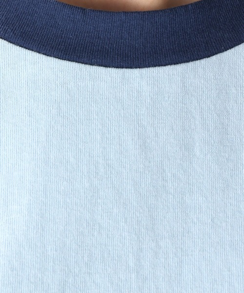 niko and...(ニコアンド)の「アソートロゴリンガーTシャツ(Tシャツ/カットソー・レディース・オフホワイト/ベージュ/サックスブルー/グレー/グリーン/チャコール・LARGE/MEDIUM)」の9枚目の写真