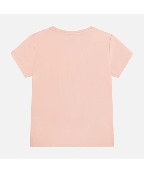AIGLE(エーグル)の「オーガニックコットン フロントロゴプリン? 半袖Tシャツ(Tシャツ/カットソー・キッズ・ダークブルー/ライトピンク・130/140/110/120)」の3枚目の写真