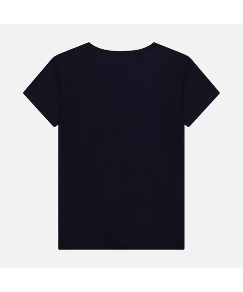 AIGLE(エーグル)の「オーガニックコットン フロントロゴプリン? 半袖Tシャツ(Tシャツ/カットソー・キッズ・ダークブルー/ライトピンク・130/140/110/120)」の4枚目の写真