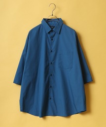 Solid & Stripe Oversize Drop Shoulder Broadcloth Shirt/無地 ストライプ オーバーサイズ ドロップショルダー ブロードシャツ