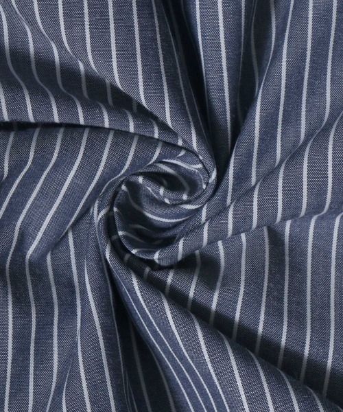 ANPAS(アンパス)の「Solid & Stripe Oversize Drop Shoulder Broadcloth Shirt/無地 ストライプ オーバーサイズ ドロップショルダー ブロードシャツ(シャツ/ブラウス・メンズ・ホワイト/ベージュ/ブルー/ホワイト系その他/ブルー系その他/ブルー系その他2/ブルー系その他3・LL/M/L)」の11枚目の写真