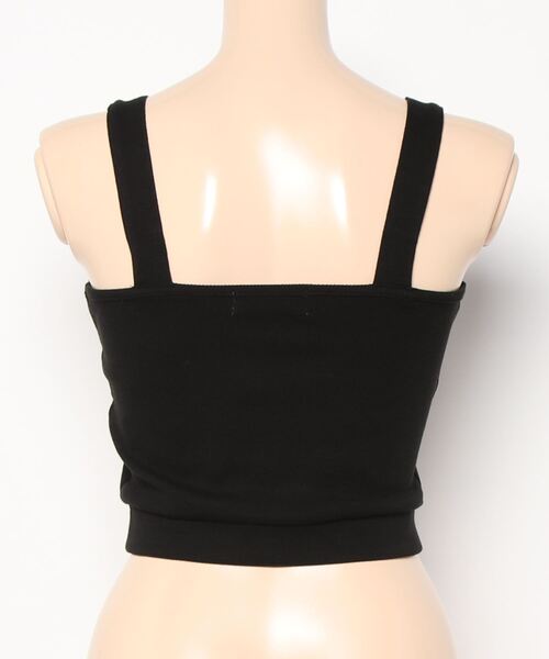 PAGEBOY（ページボーイ）の「リブショートタンク（タンクトップ・レディース・ブラック/オフホワイト/チョコ・FREE）」の5枚目の写真