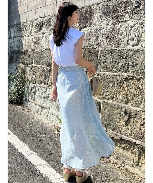 DURAS(デュラス)の「ドロストデザインスカート(スカート・レディース・ブラック/ピンク/ブルー・FREE)」の7枚目の写真