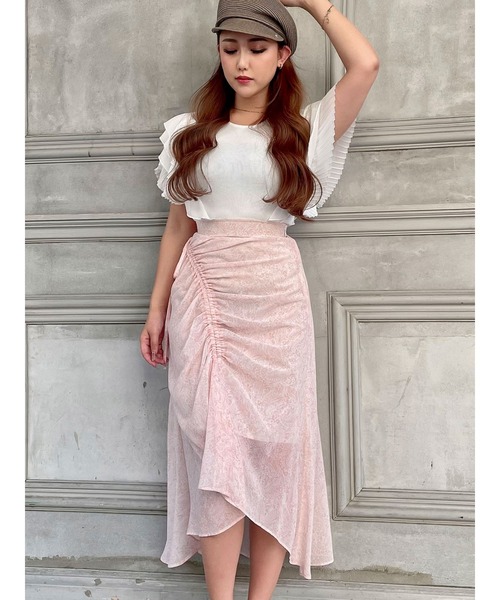 DURAS(デュラス)の「ドロストデザインスカート(スカート・レディース・ブラック/ピンク/ブルー・FREE)」の20枚目の写真