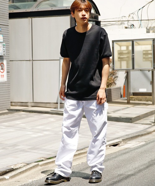 Alpha Industries（アルファインダストリーズ）の「ALPHA INDUSTRIES/アルファインダストリーズ S/S RIB T CREW NECK リブクルーネックT（Tシャツ/カットソー・メンズ・グレー/ホワイト/ブラック・XL/L/M）」の18枚目の写真